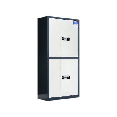 DXBG保密柜财务档案柜文件柜办公室资料储物柜保险柜通双节灰框白门-国保指纹锁