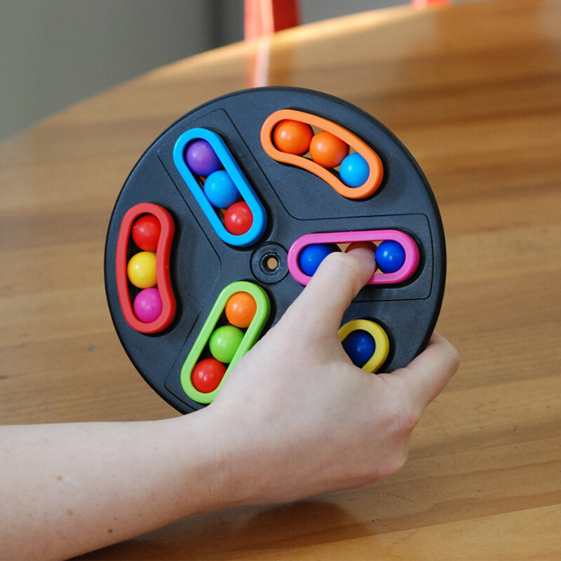 走迷宫玩具 旋转魔珠智力魔盘减压魔方迷宫儿童游戏玩具六一节儿童