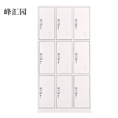 峰汇园加厚九门钢制更衣柜文件柜铁皮柜储物柜