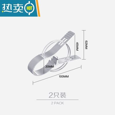 敬平轻奢铝合金固定晾衣夹子家用晾晒衣服袜子被子防风夹大号小号 大号铝合金被夹[优雅银]2只-长10cm*中空3