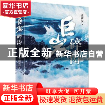 正版 巨岩碎涛 张新安著 作家出版社 9787506380119 书籍