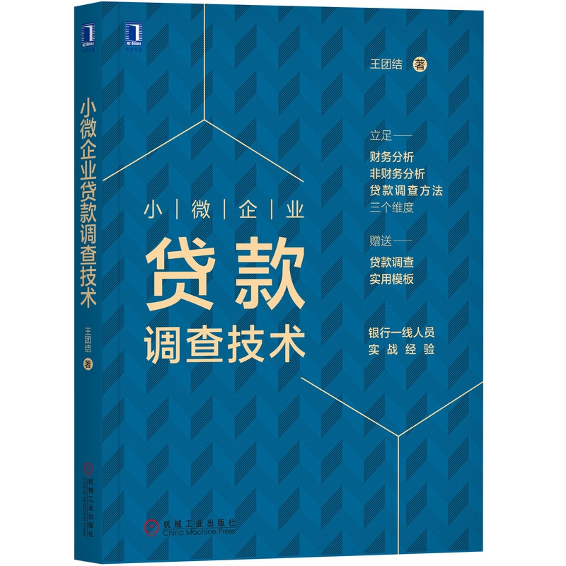 音像小微企业贷款调查技术(贷前调查实用模板)王团结