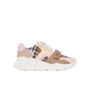 博柏利(BURBERRY)女鞋低帮休闲鞋小牛皮拼接舒适耐穿运动跑步鞋