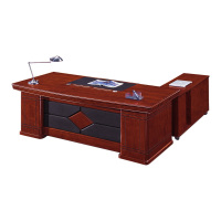 科朔 办公桌老板桌经理桌现代班台经理桌油漆班台桌2.2米KS-B3822H