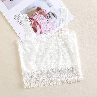 HLCOMAN吊带小背心抹胸内衣女薄款聚拢裹胸打底衫蕾丝夏天内搭打底防走光抹胸