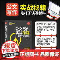 清华正版 公文写作实战秘籍 笔杆子谈写材料 王振 清华大学出版社 公文写作社科语言文字