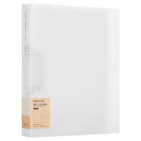 齐心 A5625 简约两孔夹25mm A4 透明