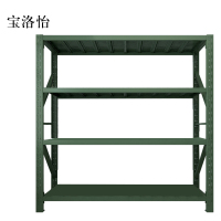宝洛怡农具摆放架器材存放架军绿色拆装盾牌货架2米存放架2000*600*2000