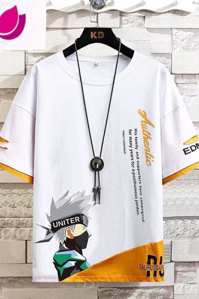 七斓青少年夏季套装男短袖t恤韩版潮流帅气男装初中学生搭配短裤一套