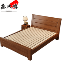 鑫木樽单人床+床头柜120厘米套