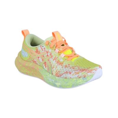 ASICS跑步鞋女透气舒适轻质缓震耐磨防水灵活贴合亮黄色荧光色