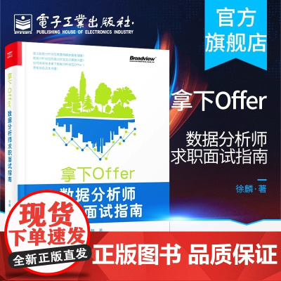 店 拿下Offer:数据分析师求职面试指南 徐麟 数据分析师面试全流程 技巧 知识储备 编程 实战技能 数据分析师教材书
