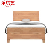 乐琪艺 单人床 原木色 200*120*35cm 张
