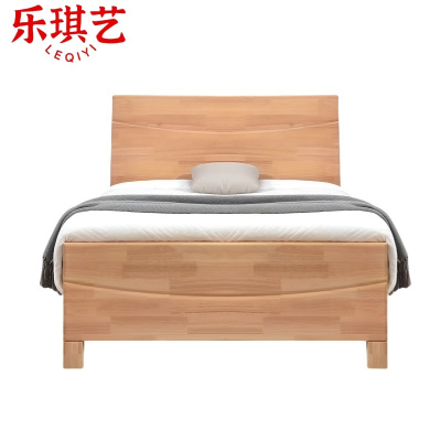 乐琪艺 单人床 原木色 200*120*35cm 张