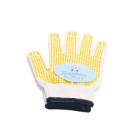 玄蜂 BD3TQ422002R2G 点塑作业防滑手套 七针毛纺点塑手套820g 均码(计价单位:双)白色