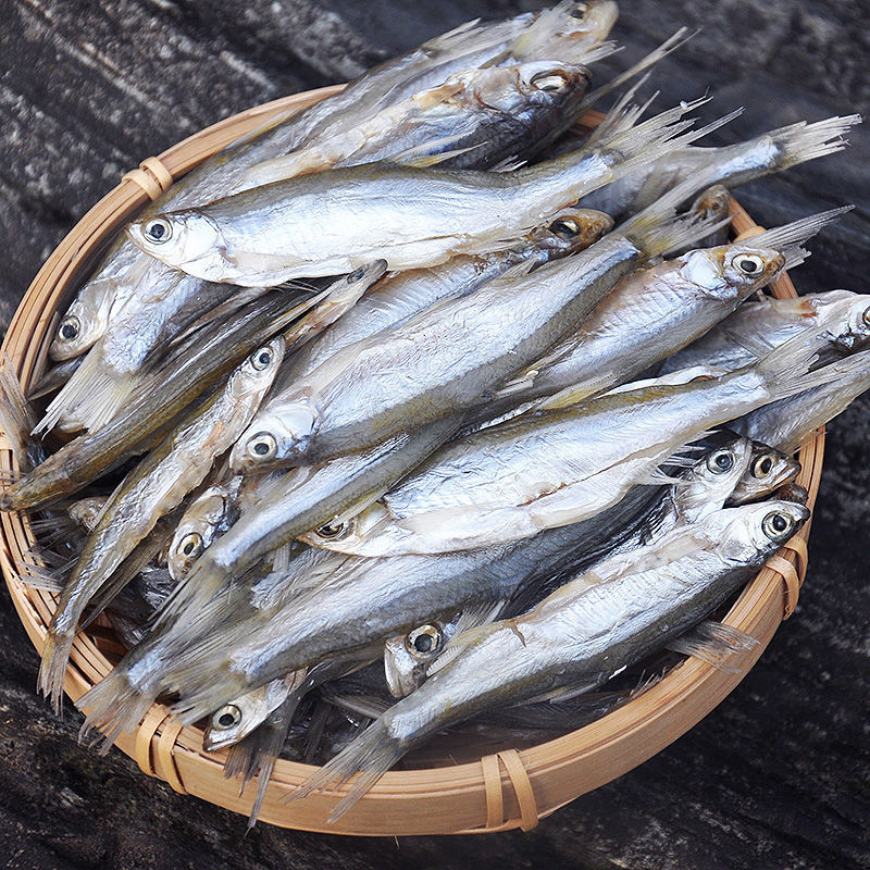 赛卡伊 农家特产咸鱼干刁子鱼参条子淡水河鱼干小干鱼250/500克装