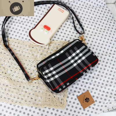 布包多层手拿包小包包女秋冬牛津布斜挎单肩包女简约轻便防水艾狄伊娃女手包