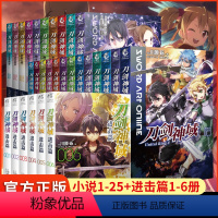 刀剑神域:abec画集 [正版]任选刀剑神域小说全套全集1-25册+进击篇1-6册全30册川原砾小说天闻角川动漫画轻小说
